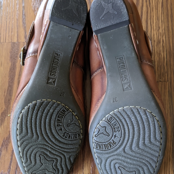 Pinkolinos western-look low heel buckle shoes  size 6 - Picture 6 of 6